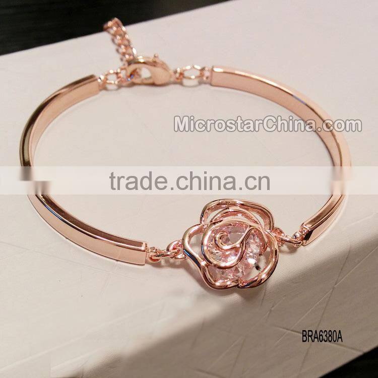 Alloy inlaid Austria diamond rhinestone bangle