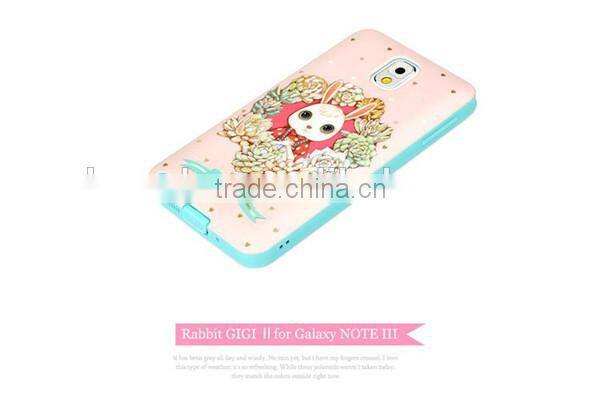 Factory mass production initial case for samsung note 3