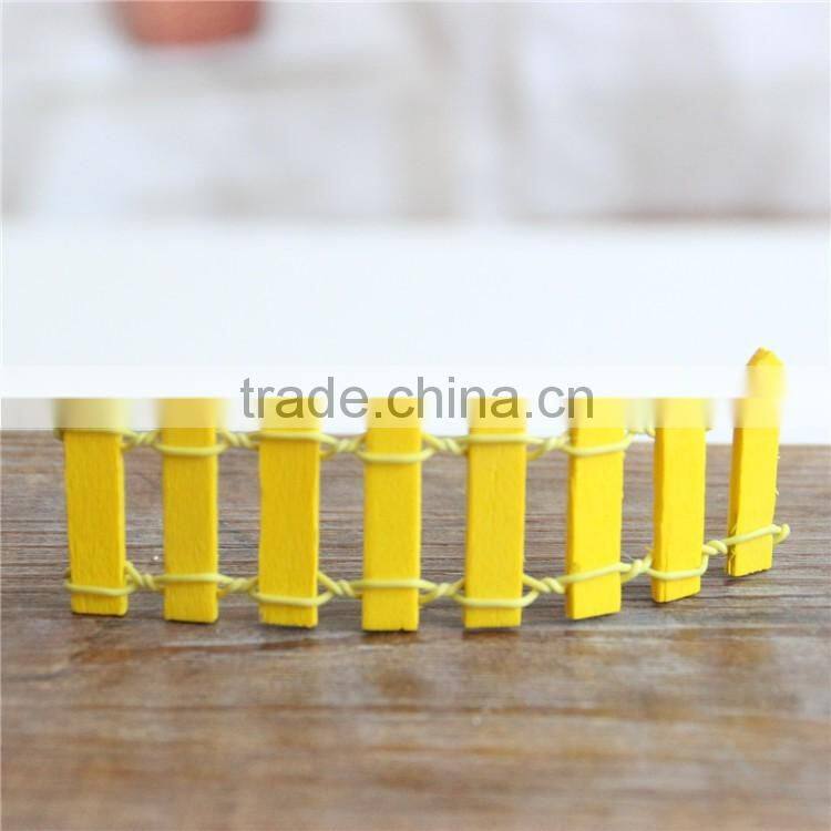 462698 Gifts & Crafts Resin Crafts Fence Micro Landscape Resin Ornament Of Fence Decorations For Bonsai Plants