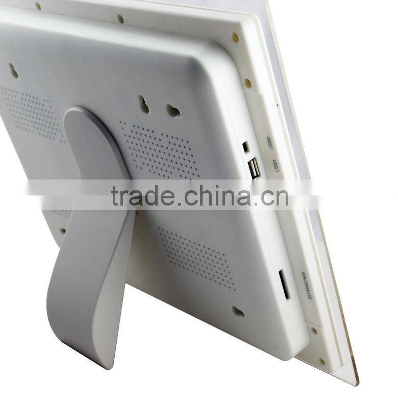 digital photo frame (calendar+clock+timing on/off) good feedback auto rotate digital photo frame