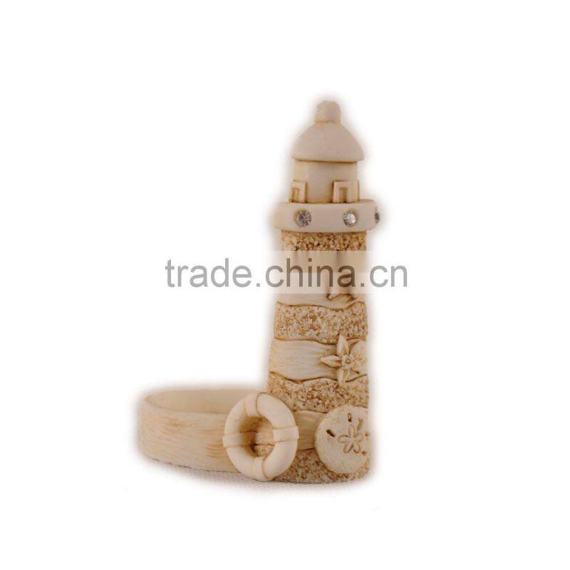 Wholesale resin candlestick with umbrella statue