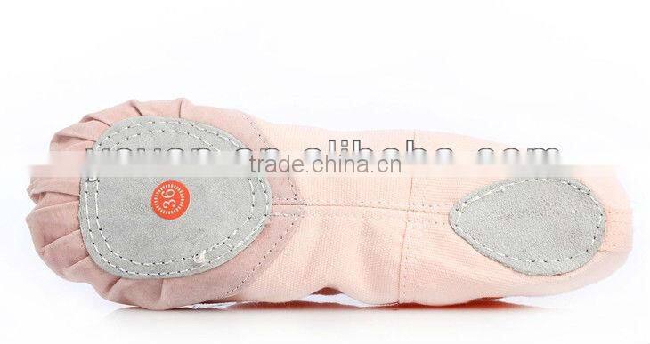 Top sell canvas ballet pointe shoes black wholesale
