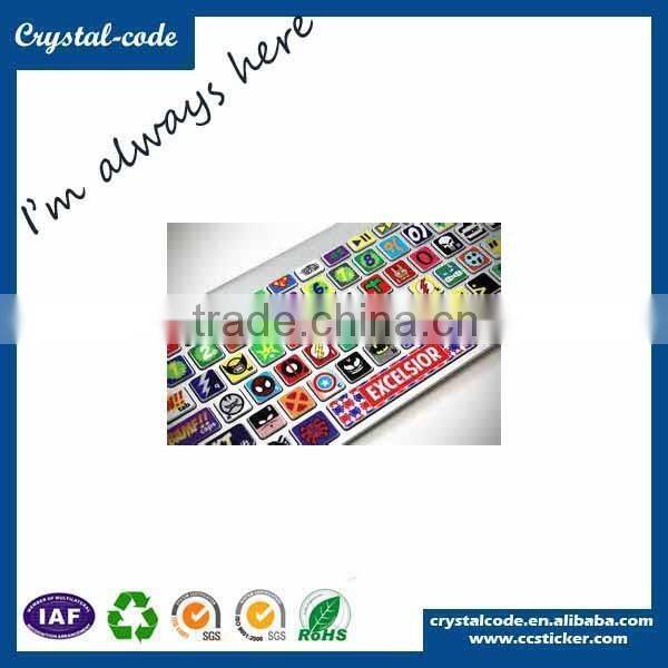 Cheap laptop pvc label sticker,laptop sticker rolls,laptop stickers over pack