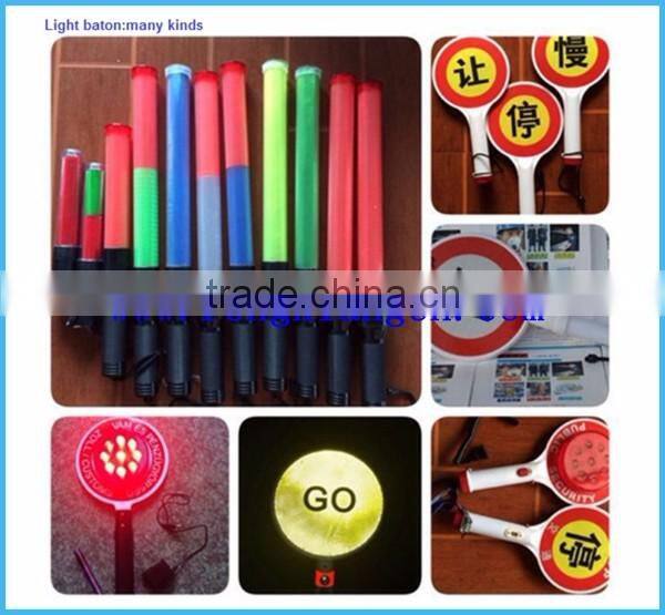 Rechargeable LED Traffic Baton Within Magnet Base/Super Bright Flashing LED Traffic Light Baton