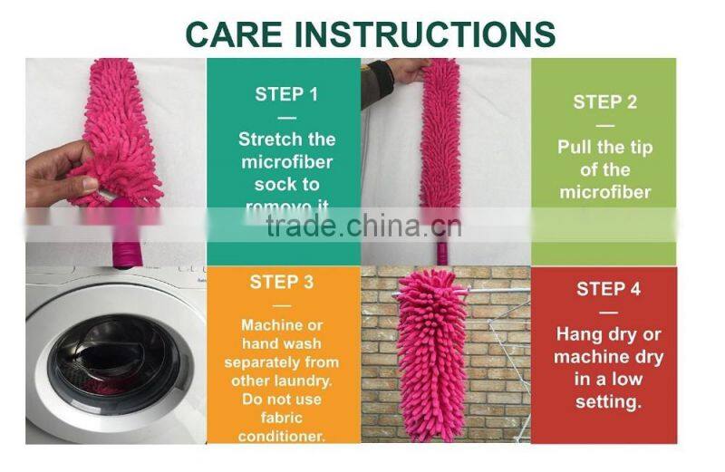 ESD Foldable Chenille Duster,Washable Duster,Magic Duster