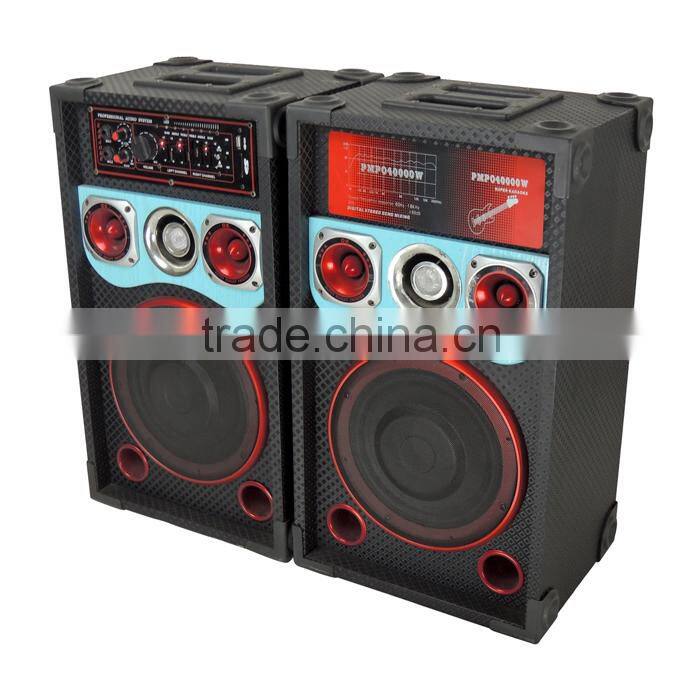 Wholesale 2.0 high quality wooden stage pro audio with mic/usb/sd/fm/eq input