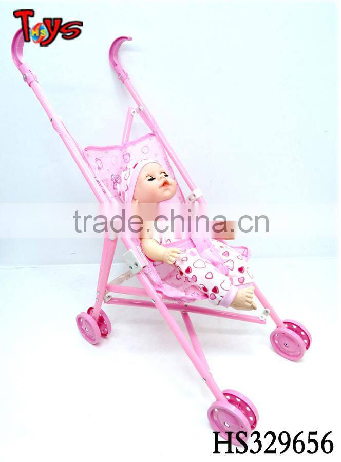 plastic doll stroller cheap boy lifelike baby doll toy