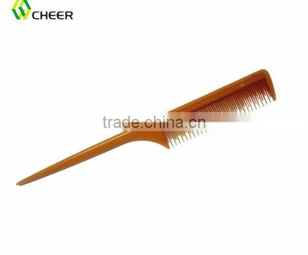 Tease comb PC015/Fine teeth plastic hair comb /salon combs