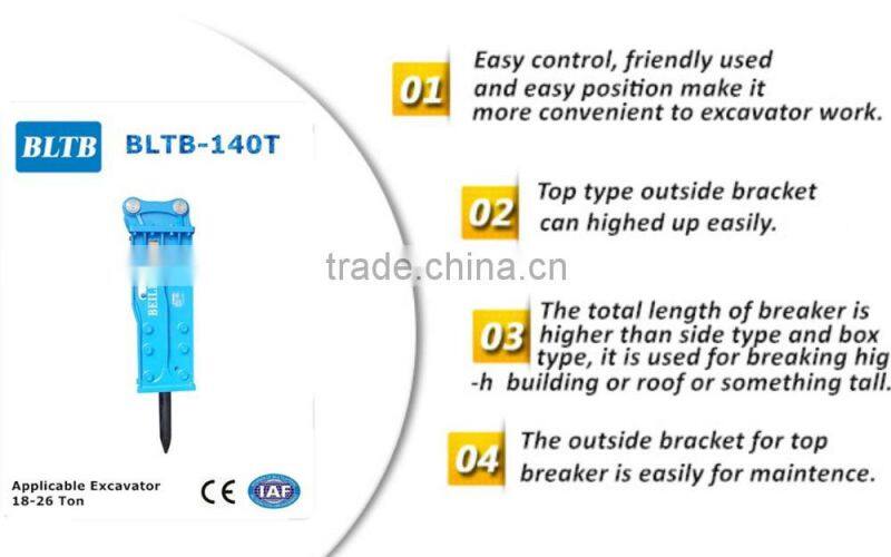 BLTB140 box/ top/ side type hydraulic breaker hydraulic hammer
