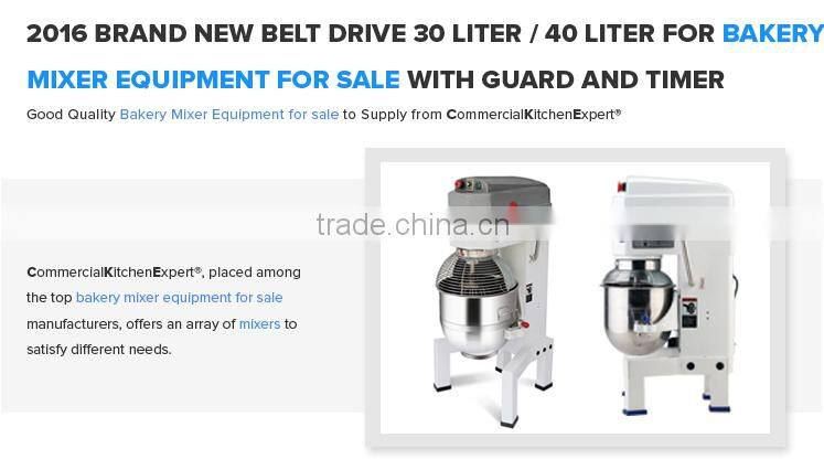 2016 Hot Sales Bakery Equipment Belt Drive Standard Timer Bakery Mixers