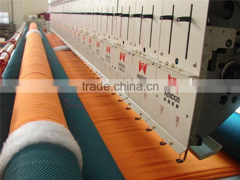 HXC-225G computerized quilting embroidery machine(2 needle rows), garment making machine