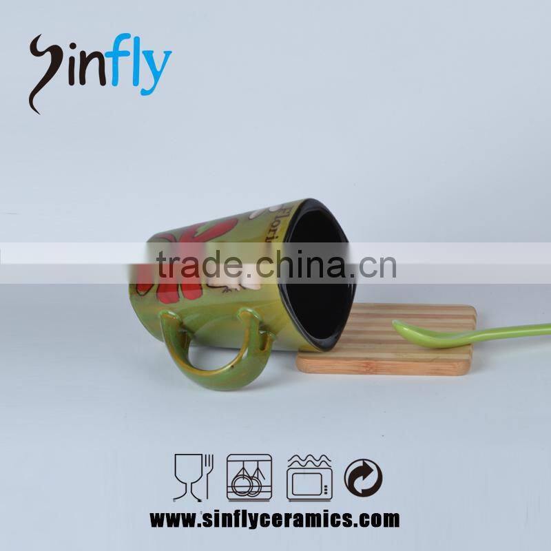 2015 reaction glaze cheap promotion cup ceramic cup