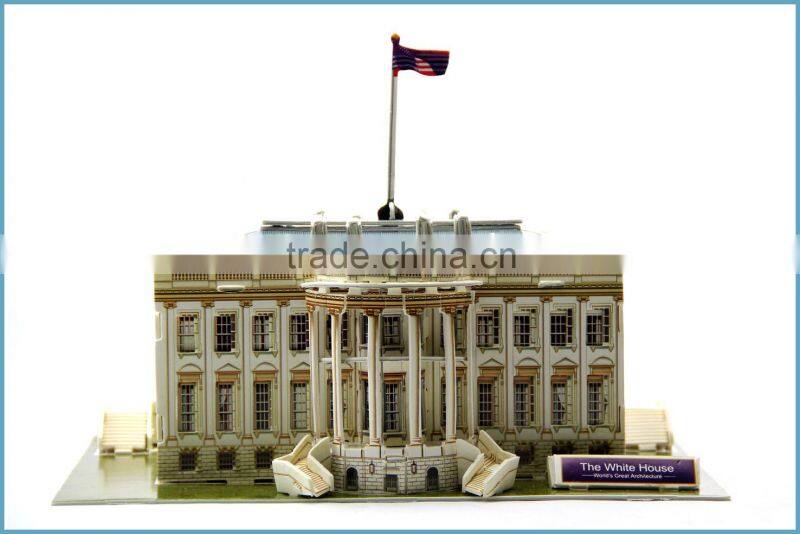 World's Architecture Design Houses 3D Puzzle for The White House