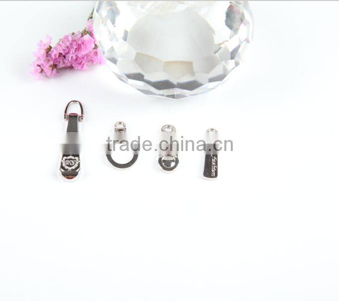 Nickel zinc alloy zipper puller for bags/clothing/backpack