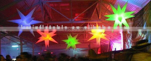 decoration stage inflatable star led inflatable star