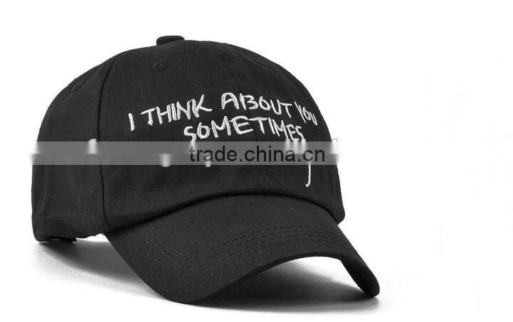 100% cotton twill fashion custom designed baseball sports caps