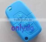 World wide sell silicone car key cover for mazda Mazda remote key silicon cover in Yellow