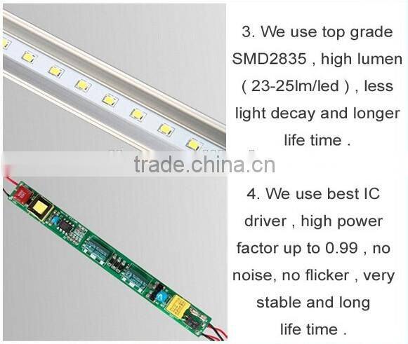 Shenzhen golden supplier led light Ip68 waterproof t8 led tube