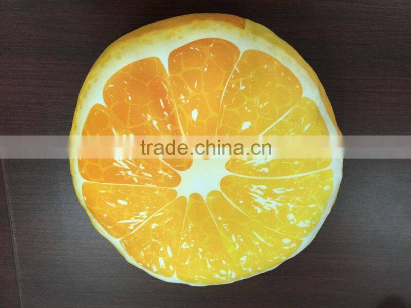 2015 new products fruits pillow sublimation printed