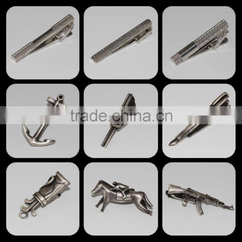 wholesale brass plating tie clip & mens tie bar & fashion tie pin TB4034