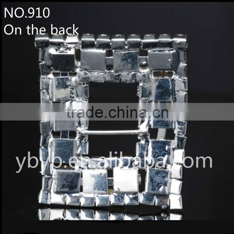 Hot ! Small Rhinestone Ribbon Button For Wedding Invitation-910