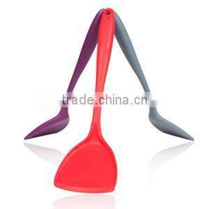 Cake Decorating Spatulas, Baking Spatula, Silicone Spatula with Nylon Handle