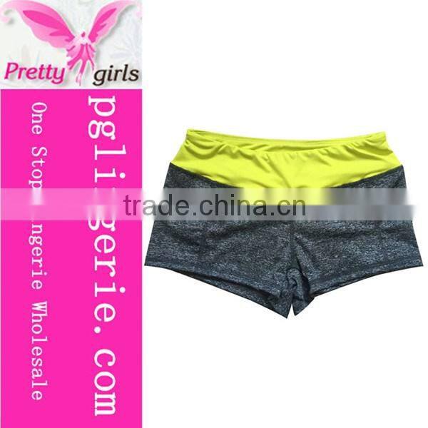 Hot RoseWomen Slim Fitness Elastic Waist Sport Tight Fitness Running Shorts