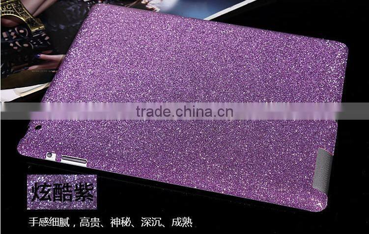 Super Slim Bling Bling Glitter Full Body Diamond Tablet Case For iPad Sticker Wrap Skin Decal
