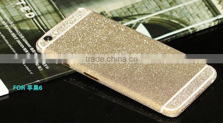 Glitter full body sticker for iPhone 6,for iPhone decal skin sticker