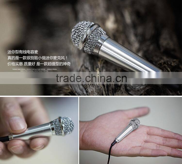 Microphone manufacturers hot selling mobile phone karaoke sing microphone mini mobile phone microphone