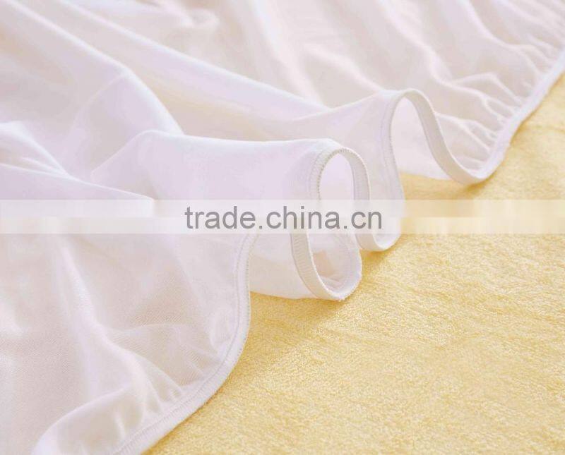 Latest Soft CheapTerry Towel Elastic Cotton Waterproof Fitted Sheet