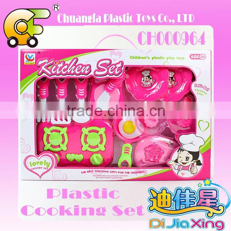 Made in china plastic cooking toys kitchen toys set for children