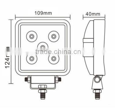 15W auto excavator part LED work light LH-194