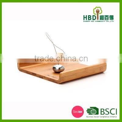 Newest design totally bamboo tissue paper holder/bamboo napkin holder