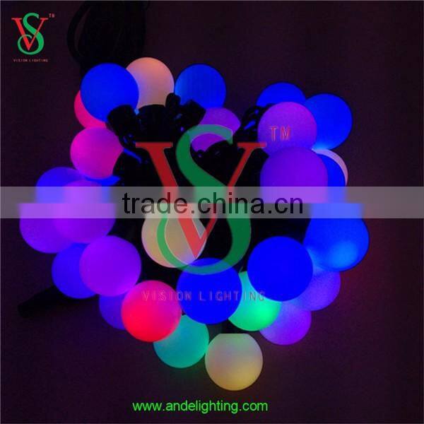 High quality IP 65 waterproof RGB chain led string ball light for party and wedding decoration