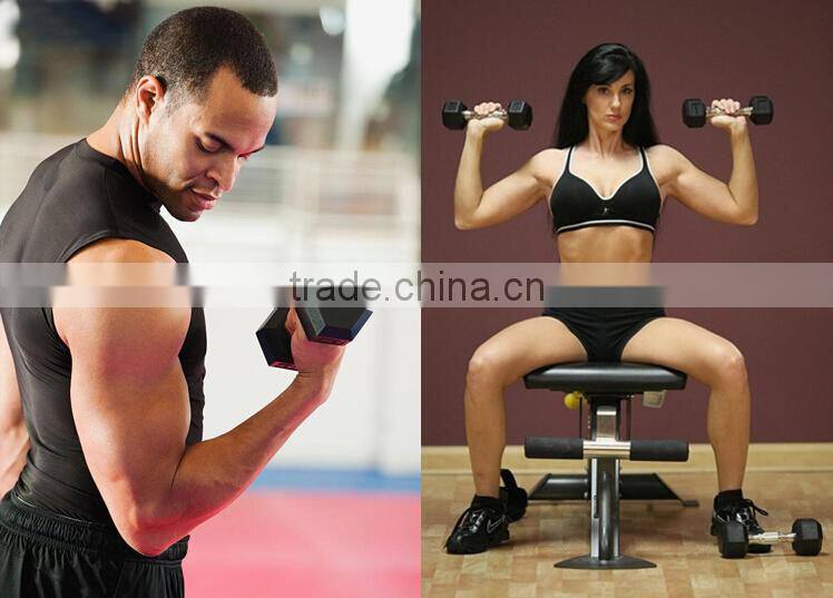 wholesale aerobic muscle training/chest training hexagon Dumbell with great price