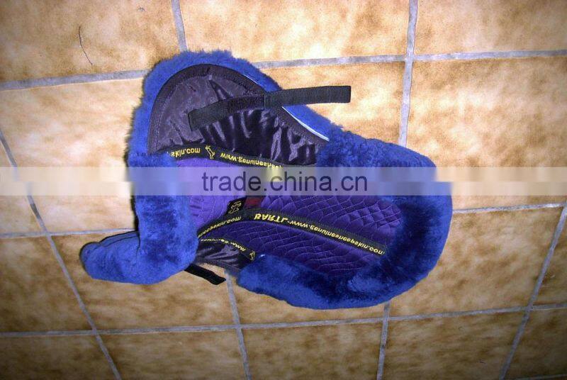 Cheap Blue Horse Saddle Pad Horse Equipment Product Comfortable Saddle Pads