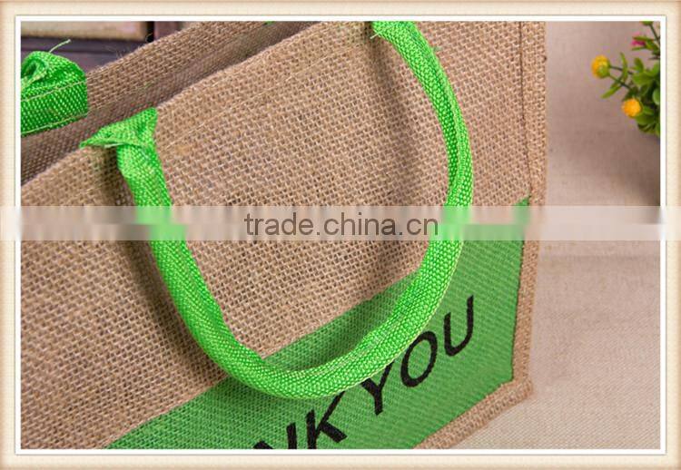 Thank you jute bag for promotion