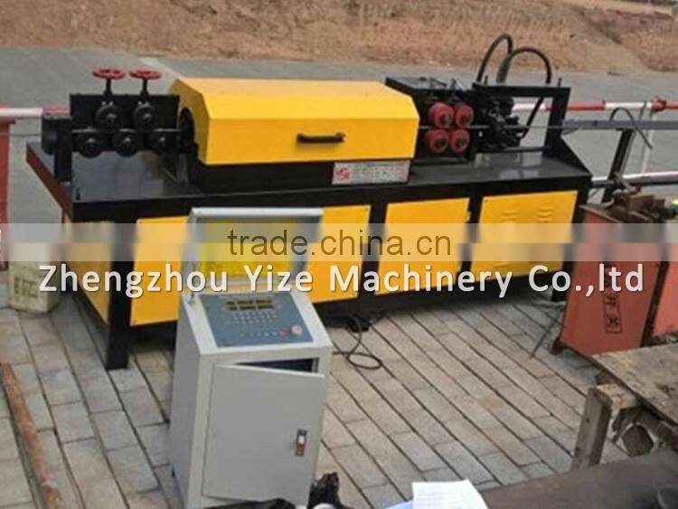 Steel bar straightening machine / reinforcement steel bar straightening and cutting machine