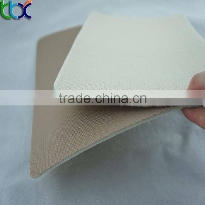 Jinjiang Manufacturer PU coated polyester oxford cloth composited with sponge and pp nonwoven fabric for bags making