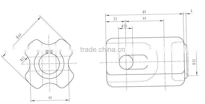 low price 44KN ANSI 54-1 Stay Insulator
