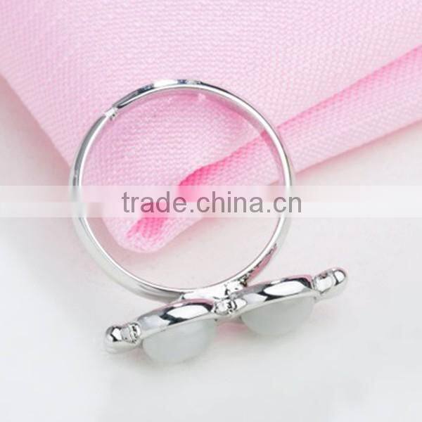 Personality Charm Rose Gold Opal Ladies Gold Finger Ring