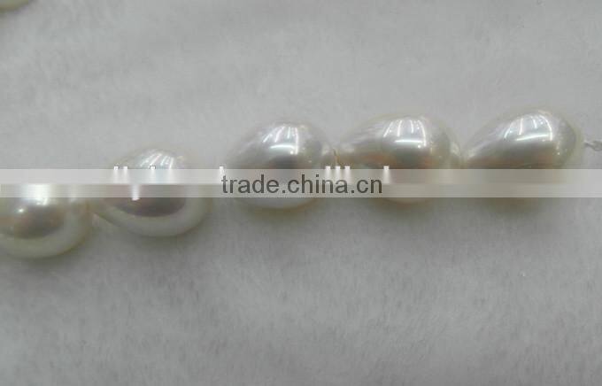 High quality tearl drop shell pearl beads