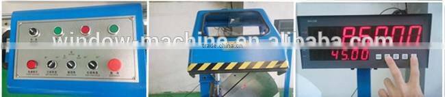Double head mitre Saw aluminium windows machine