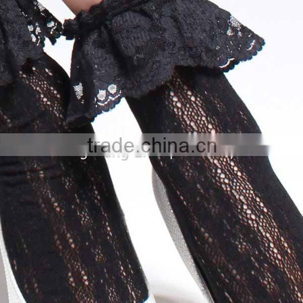 Taiwan Factory Floral Mesh Lace Top Ankle Socks