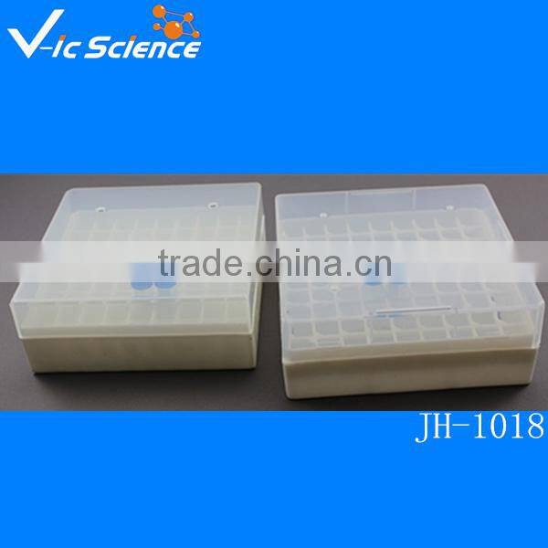 Plastic cryo tube box