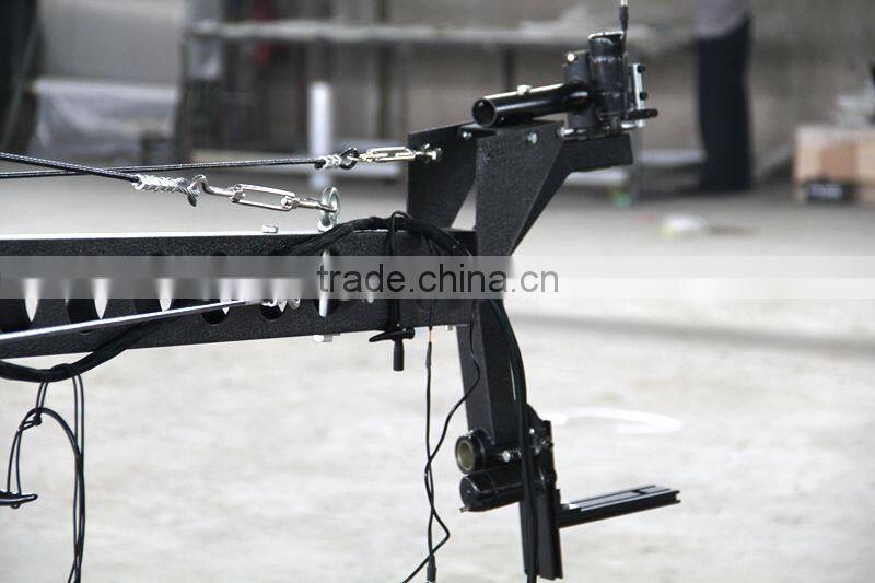 Professional 8m square DV jimmy jib crane film&video shooting TV camera crane