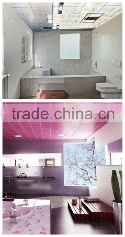 flower design pvc ceiling board