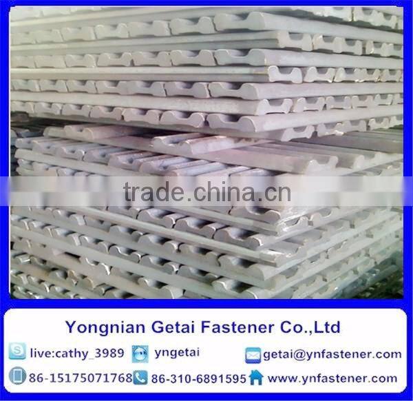 railway joint bar/fish plate with 6 holes