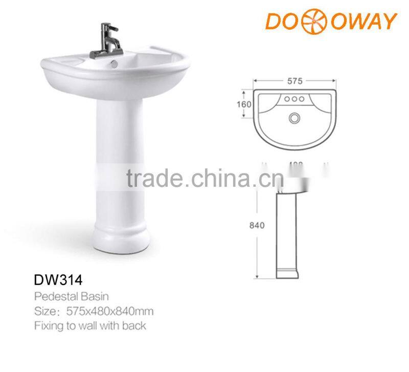 Doooway Economical Ceramics wash basin price in india DW314